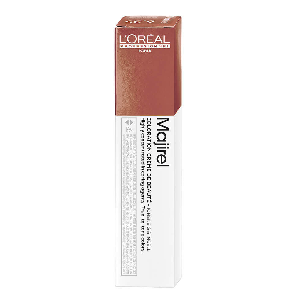 L'Oréal Professionnel Majirel Permanent Hair Colour - 7.35 Golden Mahogany Blonde 50ml