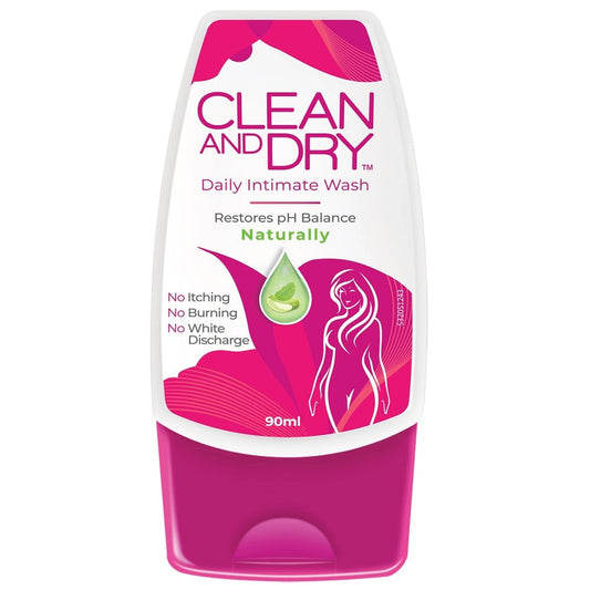 Clean & Dry Daily Intimate Wash (90ml)