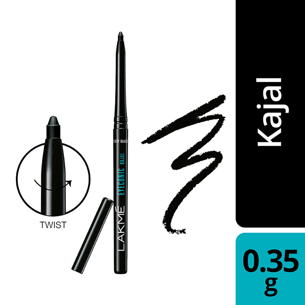 Lakme Eyeconic Kajal - Deep Black (0.35gm)