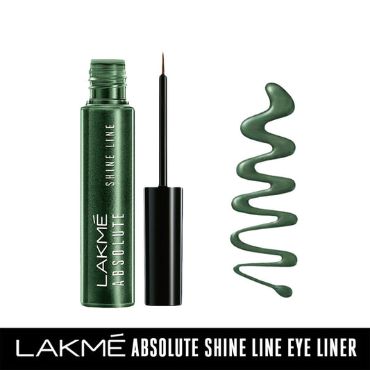 Lakme Absolute Shine Line Eye Liner - Sparkling Olive (4.5ml)