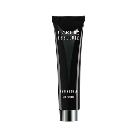 Lakme Absolute Under Cover Gel Face Primer, Transparent Makeup Primer to Prep Skin for Smooth & Long Lasting Makeup - Moisturizing Makeup Base, 30 g
