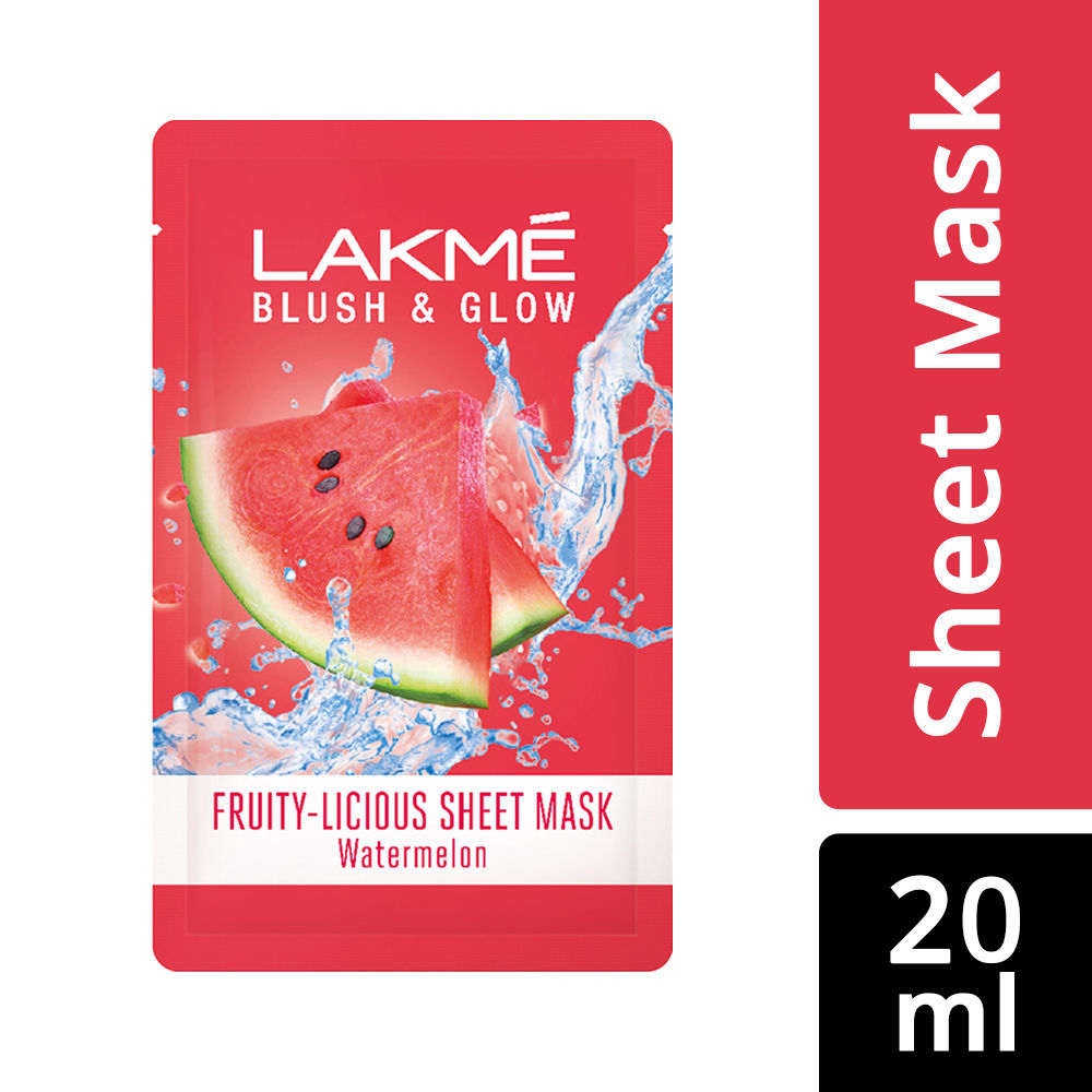 Lakme Blush & Glow Sheet Mask - Watermelon (20ml)