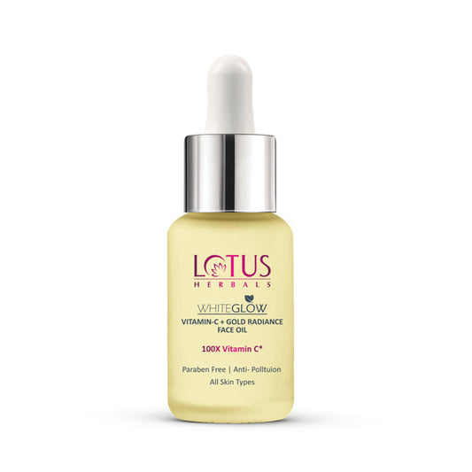 Lotus Herbals Whiteglow Vitamin C And Gold Radiance Face Oil