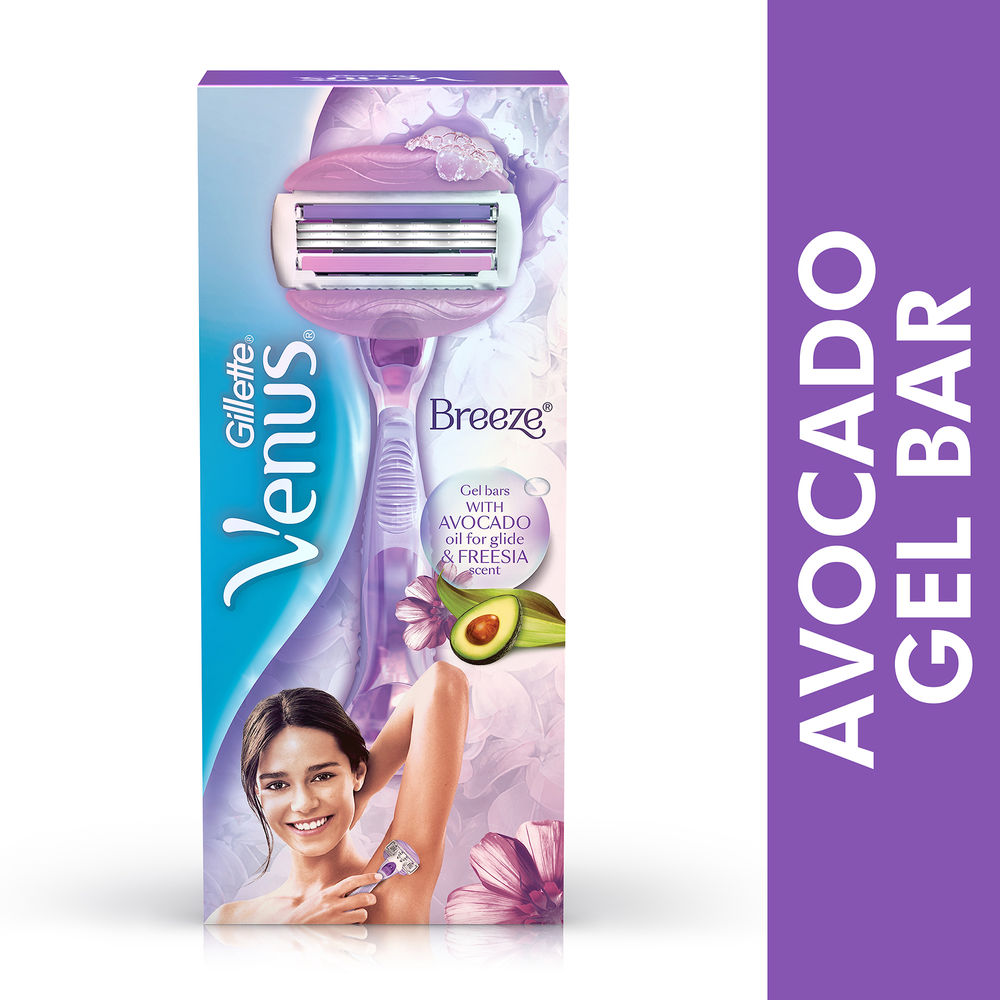 Gillette Venus Breeze Razor with Avocado Oil