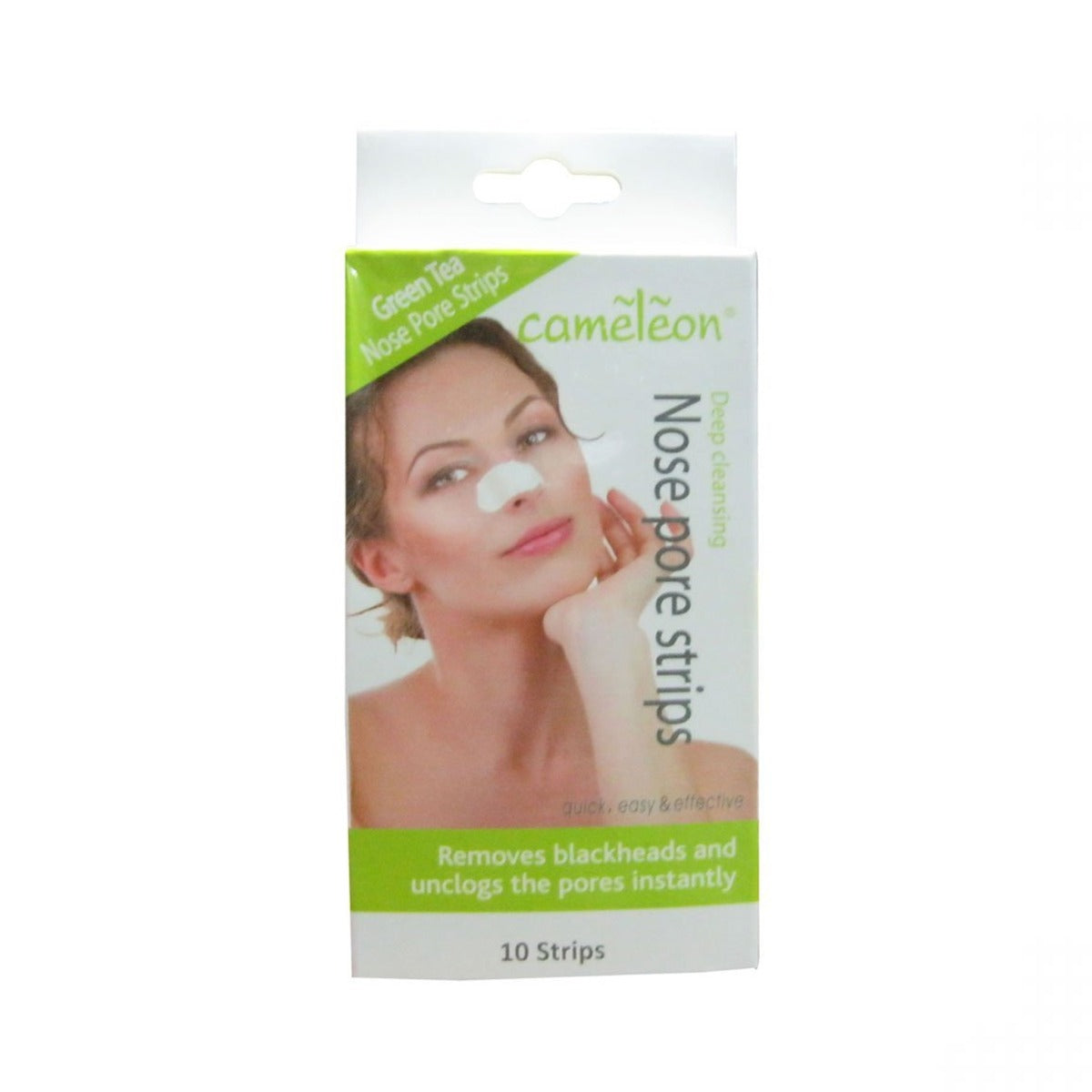 Cameleon Nose Strips in Green Tea - 10 Strips Wax Strips