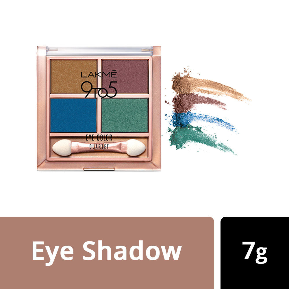 Lakme 9 To 5 Eye Quartet Eyeshadow - Royal Peacock (7gm)