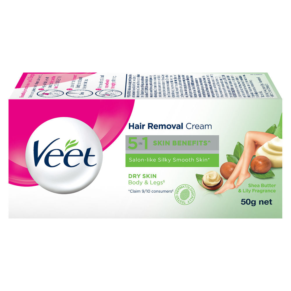 Veet Silky & Smooth Skin Hair Removal Cream- Dry Skin (50gm)