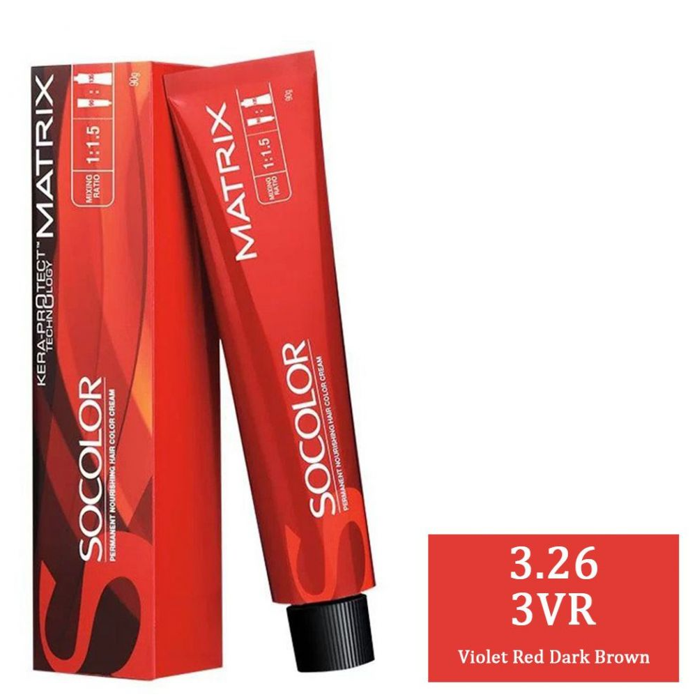 Matrix SOCOLOR 3.26 3VR (Violet Red Dark Brown)