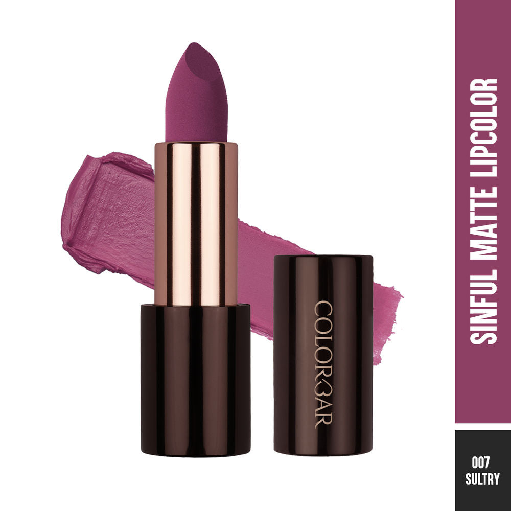 Colorbar Sinful Matte Lipcolor - Sultry (3.5gm)