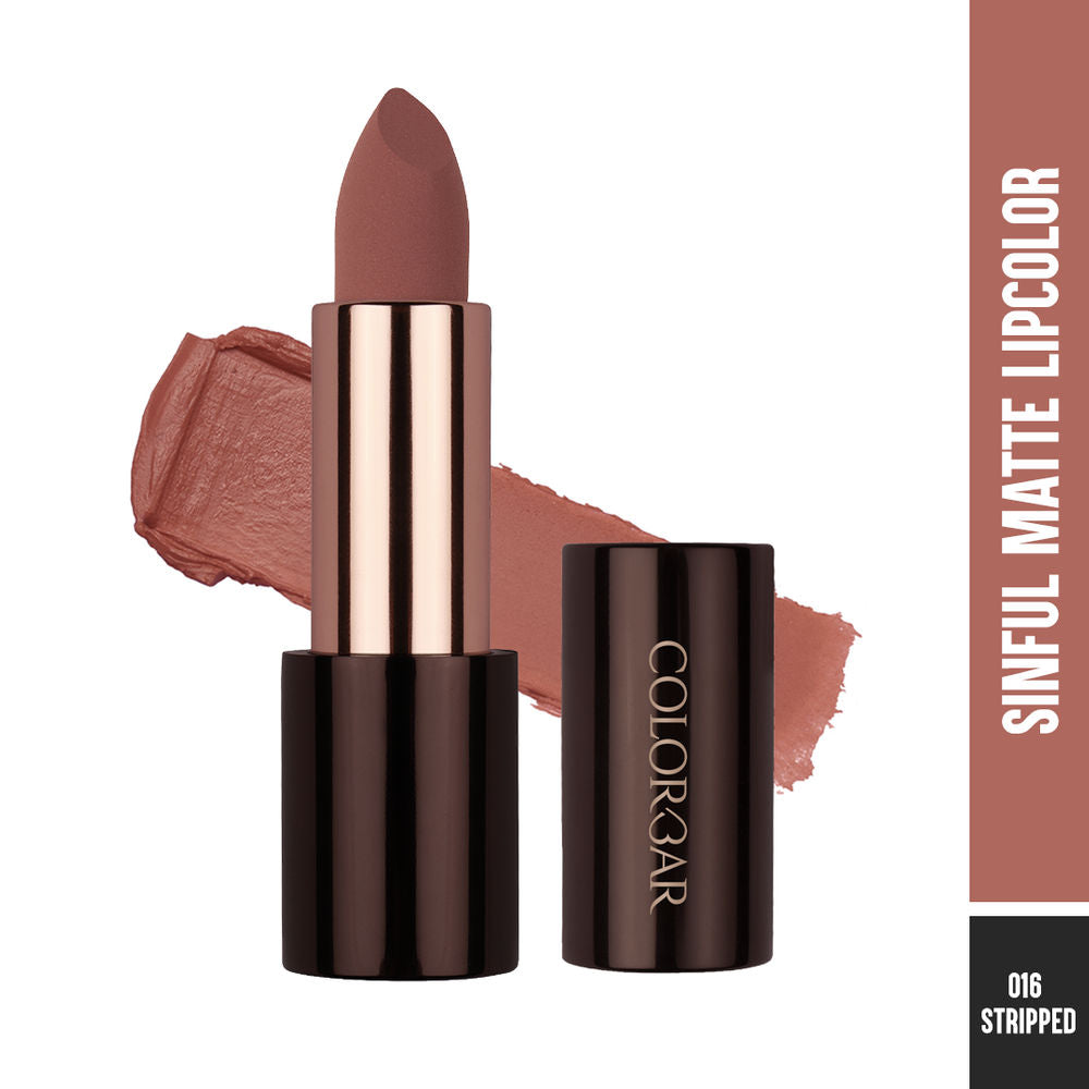 Colorbar Sinful Matte Lipcolor - Stripped (3.5gm)