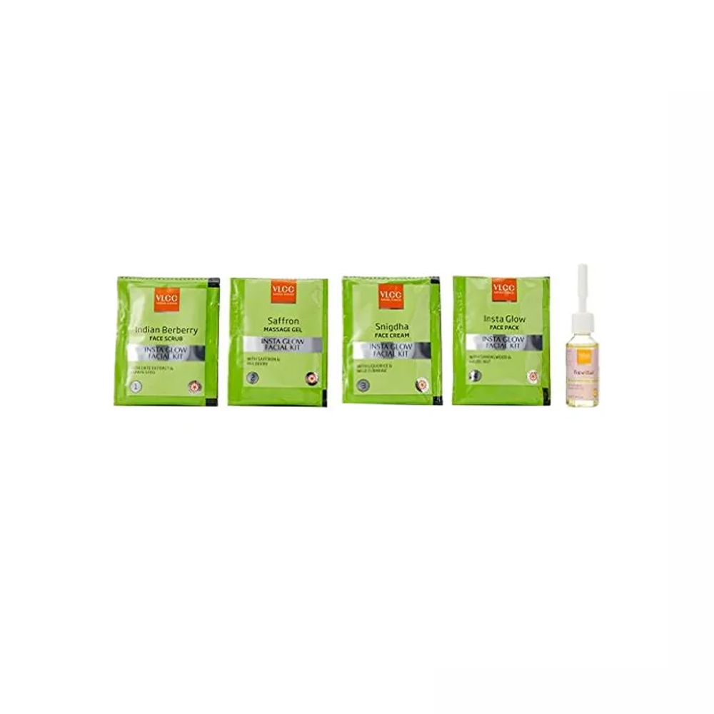 VLCC Salon Series Insta Glow Facial Kit (240 g + 12 ml)
