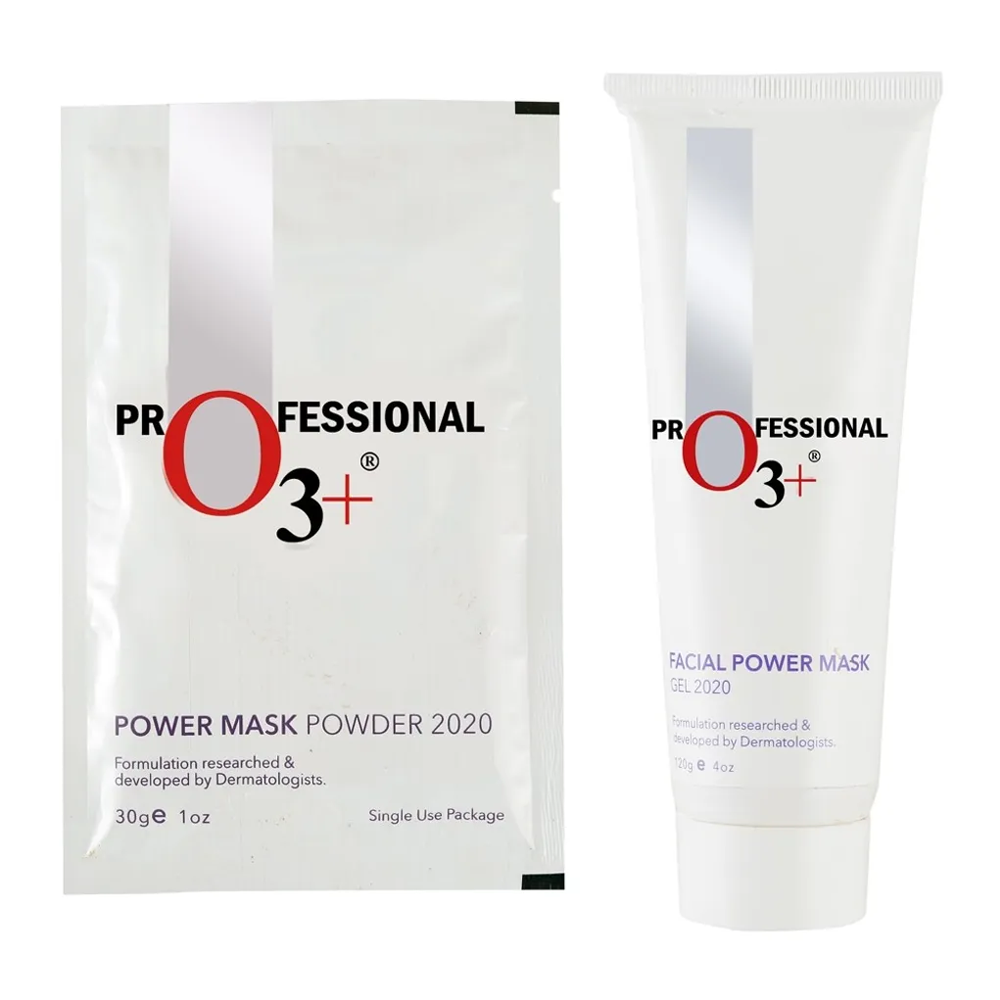 O3+ Facial Power Mask Gel & Power Mask Intensive Facial Care 2020 Powder (120g + 30g)
