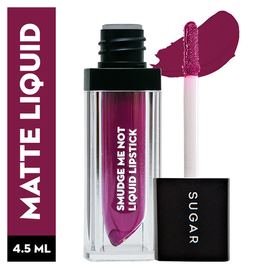 SUGAR Smudge Me Not Liquid Lipstick - 08 Wine And Shine (4.5ml)