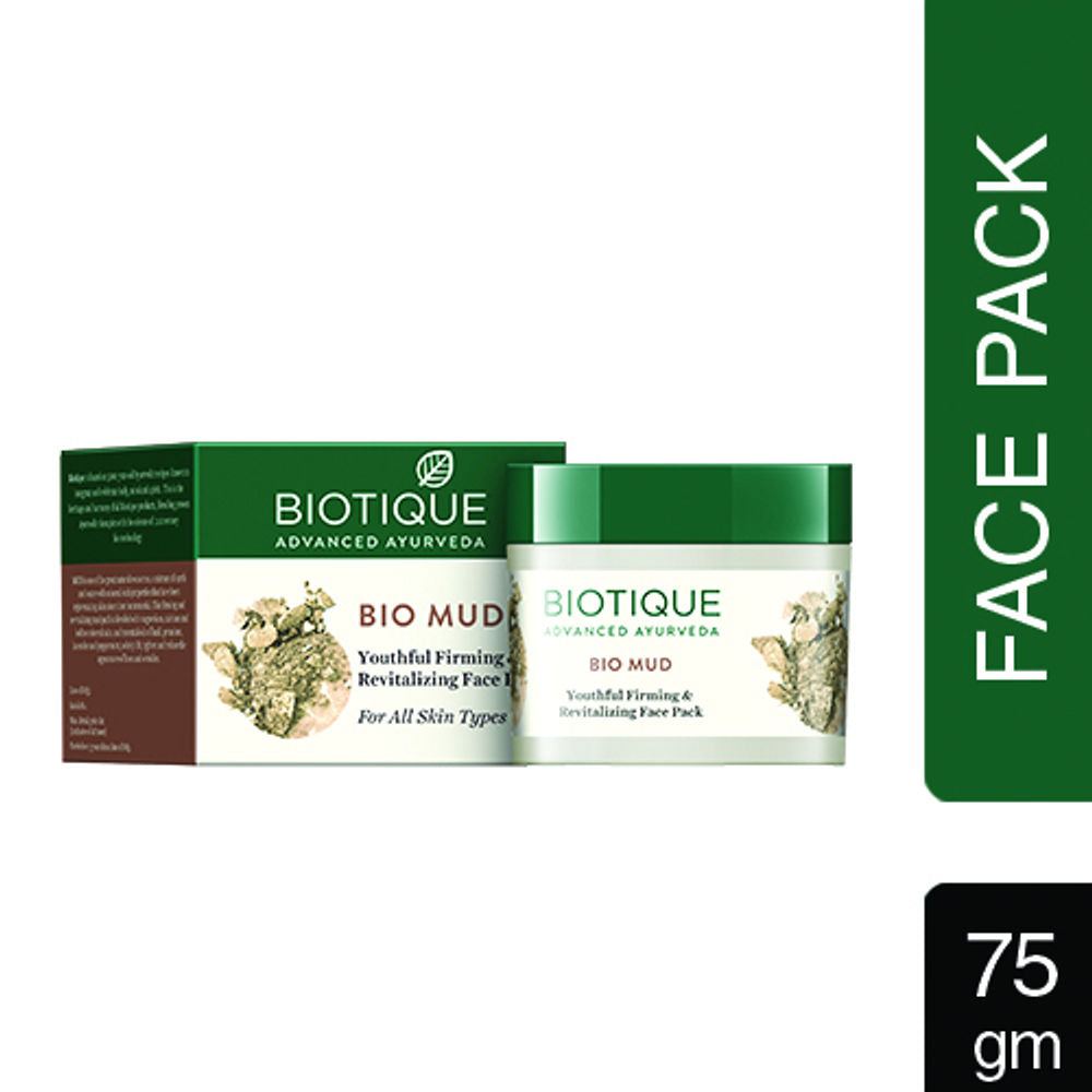 Biotique Bio Mud Youthful Firming & Revitalizing Face Pack (75gm)