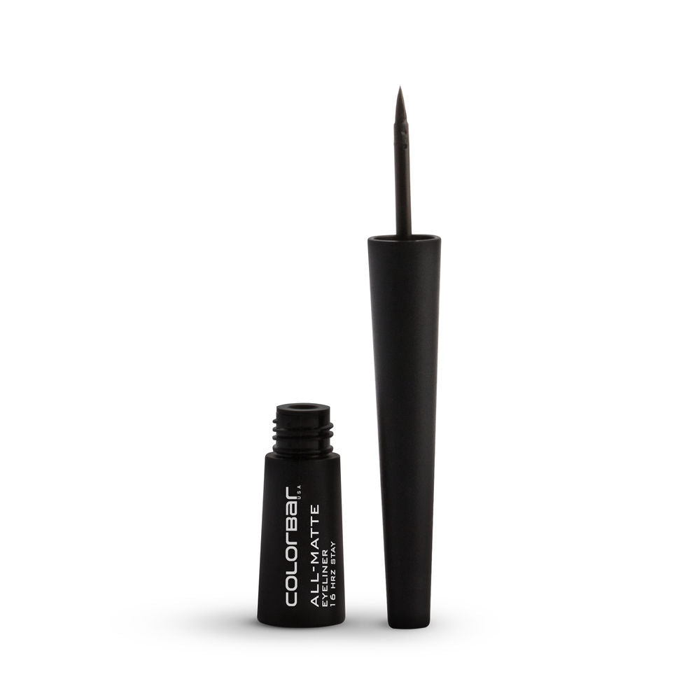 Colorbar All-Matte Eyeliner - Matte Black 001 (2.5ml)