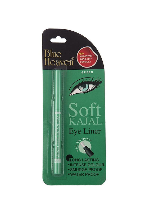 Blue Heaven Soft Kajal Eyeliner Green 0.31gm