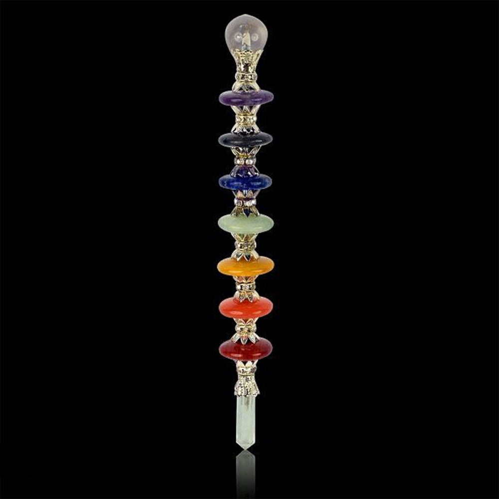 7 Chakra Healing Wand (Color : Multi)