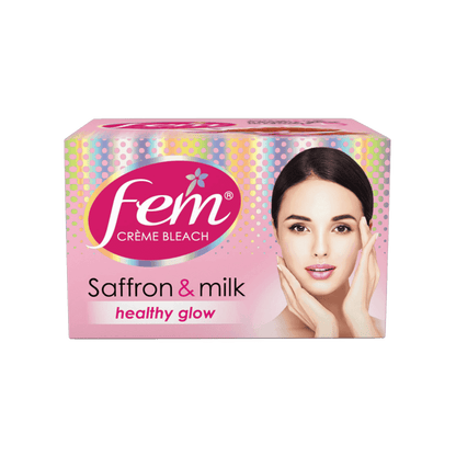 Fem Crème Bleach Saffron & Milk - 314gm