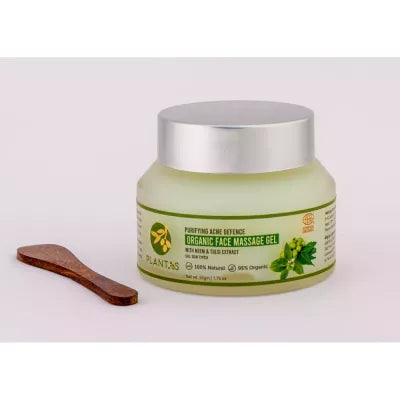 Plantas Purifying Acne Defence Organic Face Massage Gel (50g)