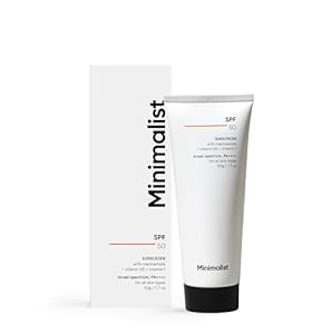 Minimalist Multi Vitamin SPF 50 Sunscreen - For Complete Sun Protection, 50 gm