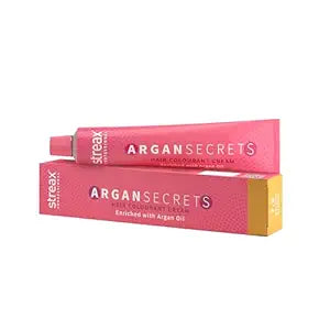 Streax Professional Argan Secrets Hair Colourant Cream - Golden Blonde 7.3 (60gm)