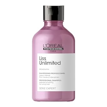 L'Oreal Professionnel Liss Unlimited Shampoo 300ml, Hair Mask 250gm & Hair Serum 125ml, Serie Expert