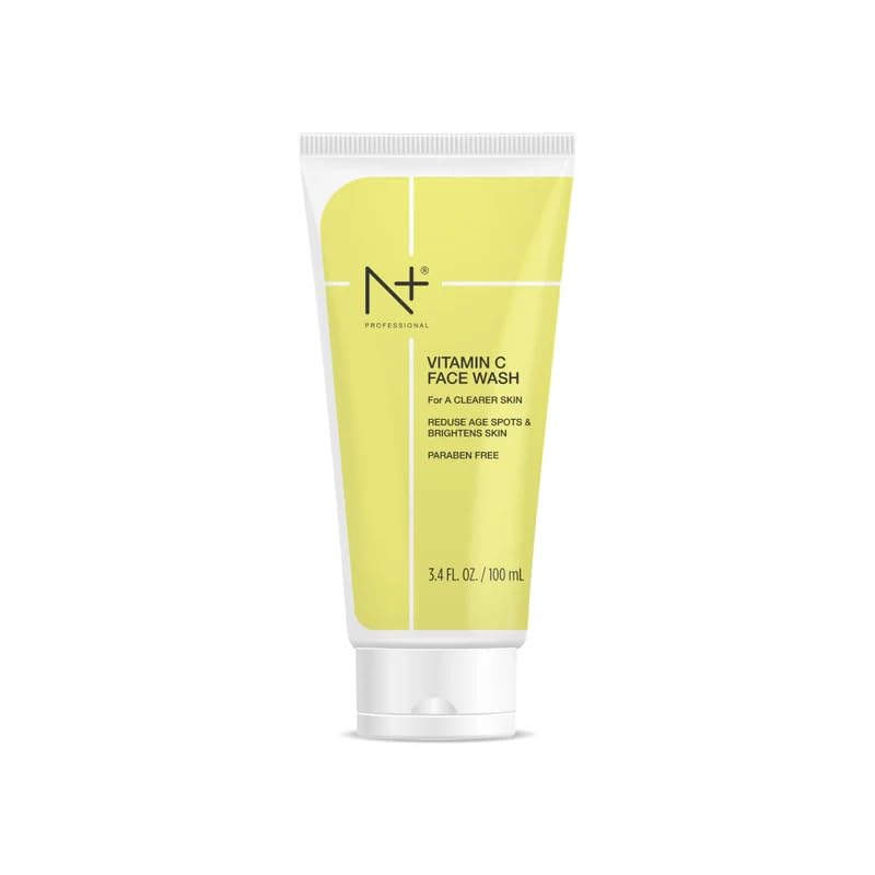 N Plus Professional Vitamin C Face Wash 100ml | Brightening & Deep Cleansing Face Wash for Clear & Glowing Skin