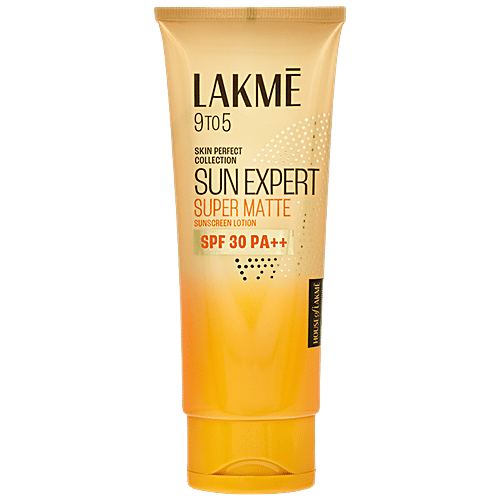 Lakme Sun Expert Super Matte Sunscreen Lotion - SPF 30 PA++, 50 ml
