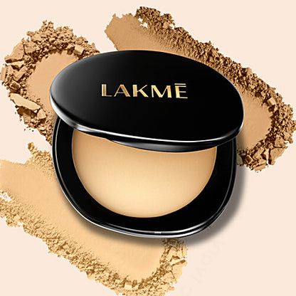 Lakme Ultimate Glam Compact Skin Lightening Compact Powder with Vitamin B3, 8 g Ivory Fair 01