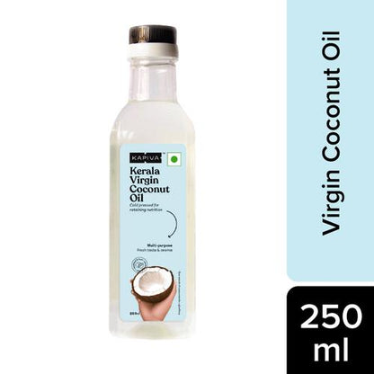 Kapiva Kerala Virgin Coconut Oil - Cold Pressed, 250 ml
