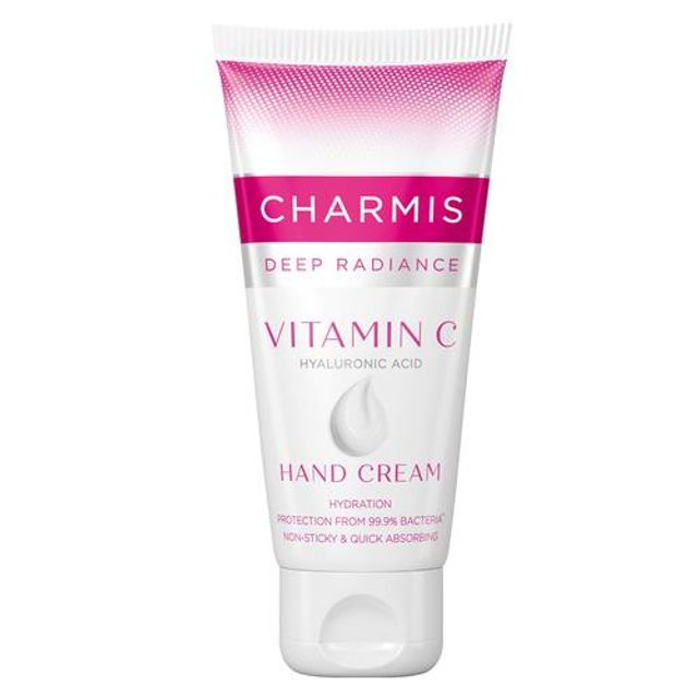 Charmis Deep Radiance Hand Cream - With Vitamin C, Hyaluronic Acid, 50 g