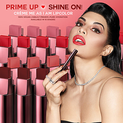 ColorBar Creme Me As I Am Lipstick - Provides Rich & Soft Finish, 0.8 g Admiral - 008