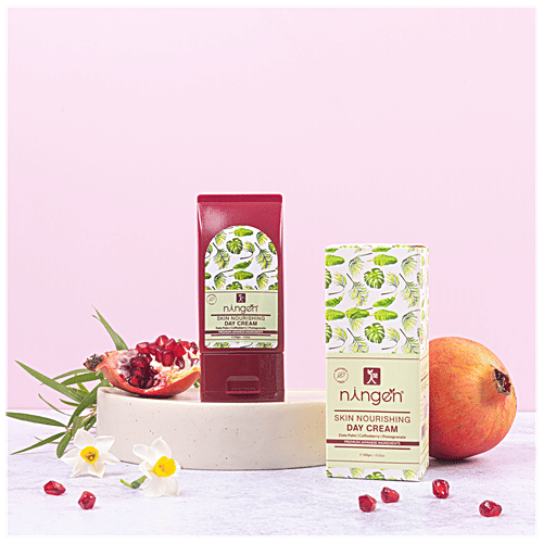 Ningen Skin Nourishing Day Cream - Date Palm, Coffeeberry & Pomegranate, Improves Skin Elasticity, 100 g