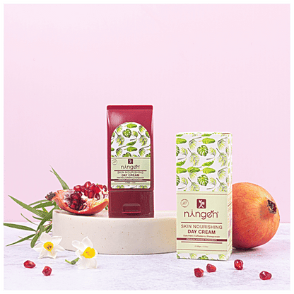 Ningen Skin Nourishing Day Cream - Date Palm, Coffeeberry & Pomegranate, Improves Skin Elasticity, 100 g