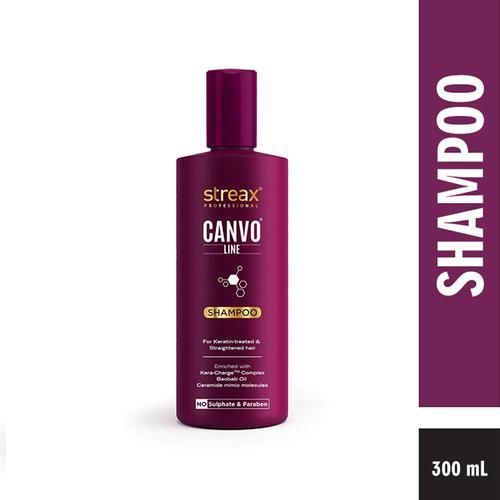 Streax Professional Canvo Line Shampoo, 300 ml
