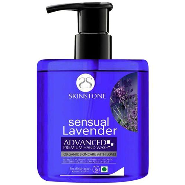 SKINSTONE Lavender Hand Wash With Essential Oils - Refreshing, Nourishing, 500 ml
