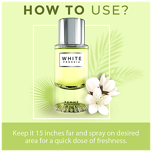 ColorBar Femme Eau De Perfume - White Fressia, Long-Lasting Fragrance, For Women, 100 ml