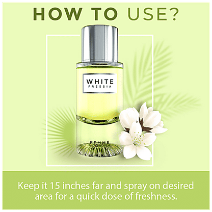 ColorBar Femme Eau De Perfume - White Fressia, Long-Lasting Fragrance, For Women, 100 ml