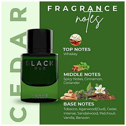 ColorBar Homme Eau De Perfume - Black Oud, Long-Lasting Fragrance, For Men, 100 ml