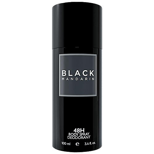 ColorBar 48H Body Spray Deodorant - Black Mandarin, Long-Lasting Freshness, For Men, 100 ml
