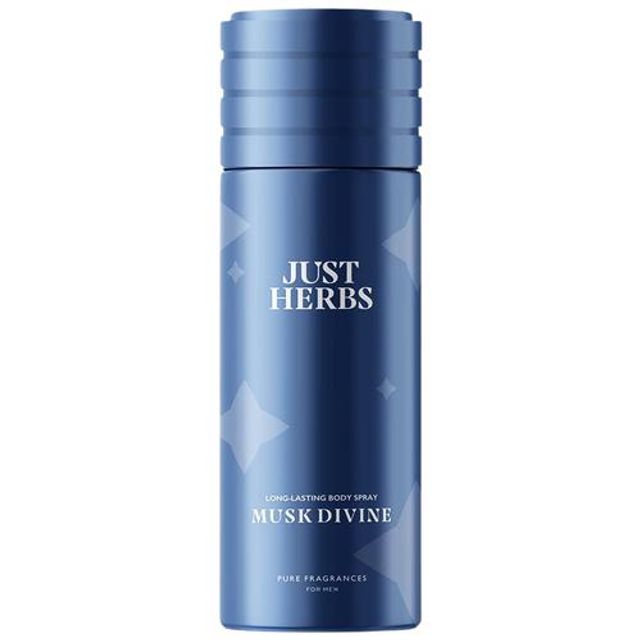 Just Herbs Musk Divine Long Lasting Body Spray - For Men, 150 ml