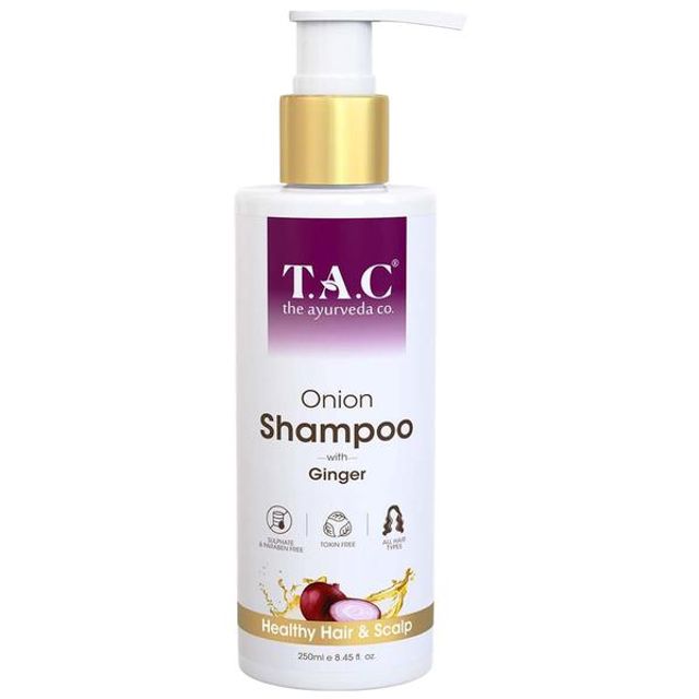 TAC - The Ayurveda Co. Onion Shampoo With Ginger, 250 ml
