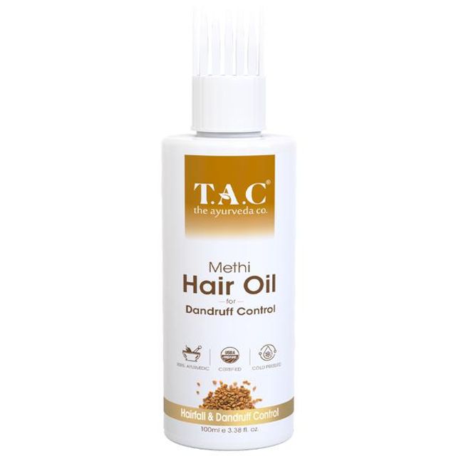 TAC - The Ayurveda Co. Methi Hair Oil With Amla, 100 ml