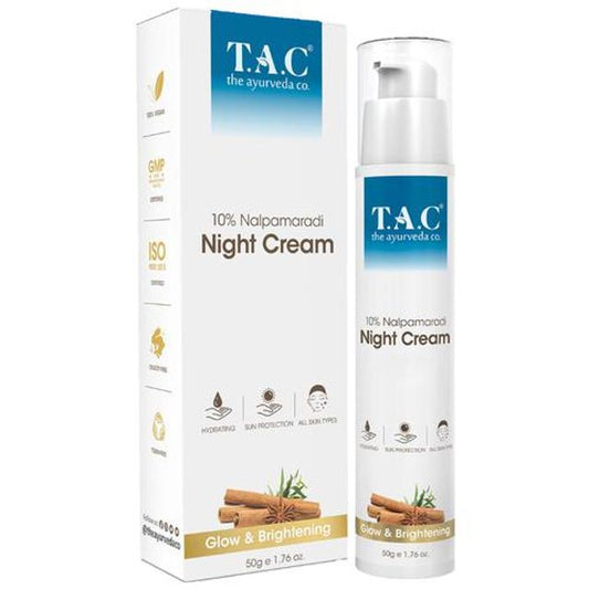 TAC - The Ayurveda Co. 10% Nalpamaradi Night Cream, 50 g