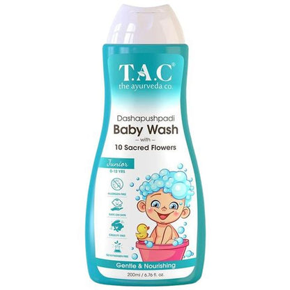 TAC - The Ayurveda Co. Dashapushpadi Baby Wash - Junior, 200 ml