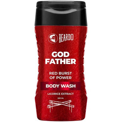 Beardo God Father Body Wash - With Licorice Extract, 200 ml