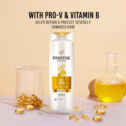 Pantene Hair Science Deep Repair Shampoo, 340 ml