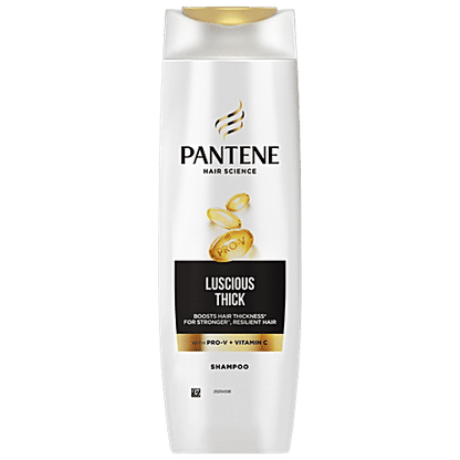 Pantene Hair Science Luscious Thick Shampoo, 340 ml