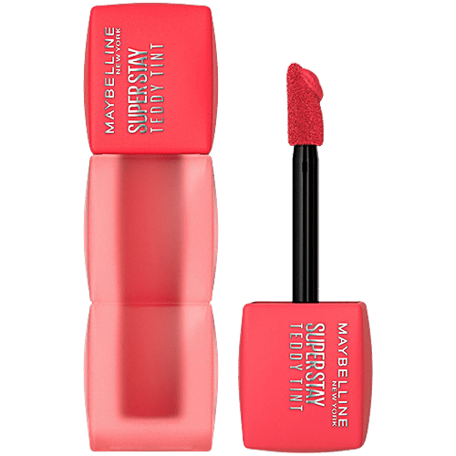 Maybelline New York Superstay Teddy Tint - Lip & Cheek Colour, 5 ml July Forever
