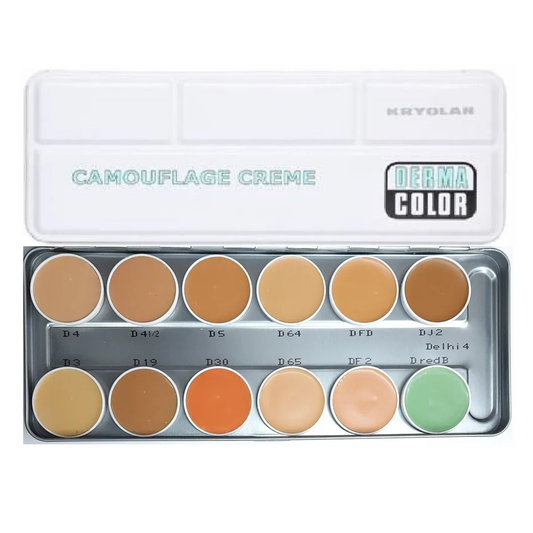 Derma Color Camouflage Creme Palette 12 Color Delhi 4